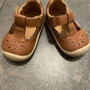 Stride Rite Brown Baby Shoes with Velcro